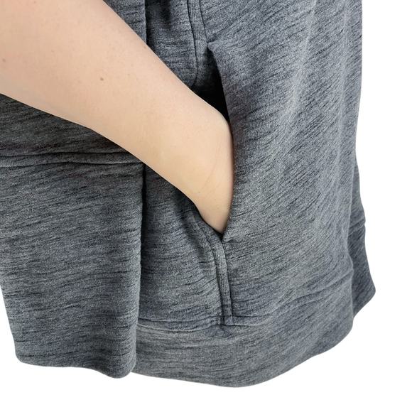 LULULEMON To You Tunic Sweatshirt in Heathered Core Dark Gray Size 12 W3BAPS - Picture 5 of 10